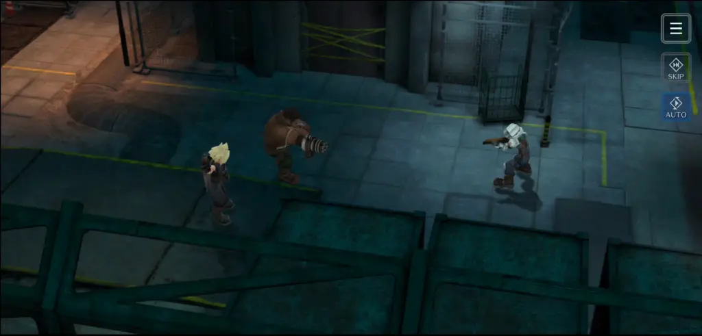 An example of the story scenes in Ever Crisis between battles, where the art style of the original game is replicated with new HD models.